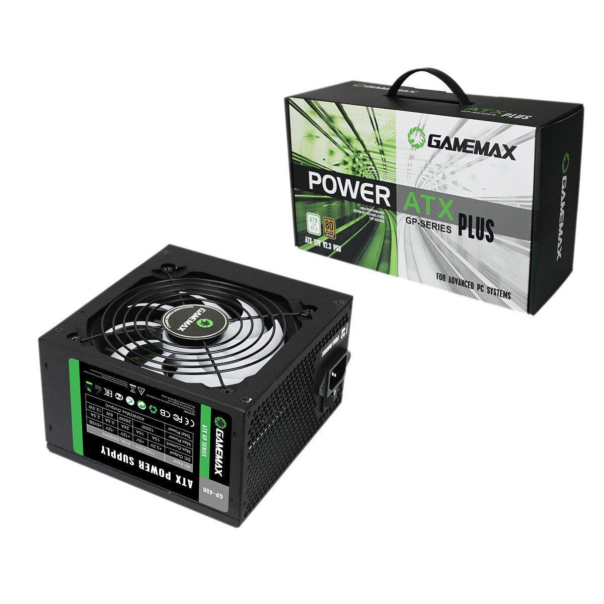 GameMax GP-400A - 400W 80+ Bronze Non-Modular Power Supply Unit