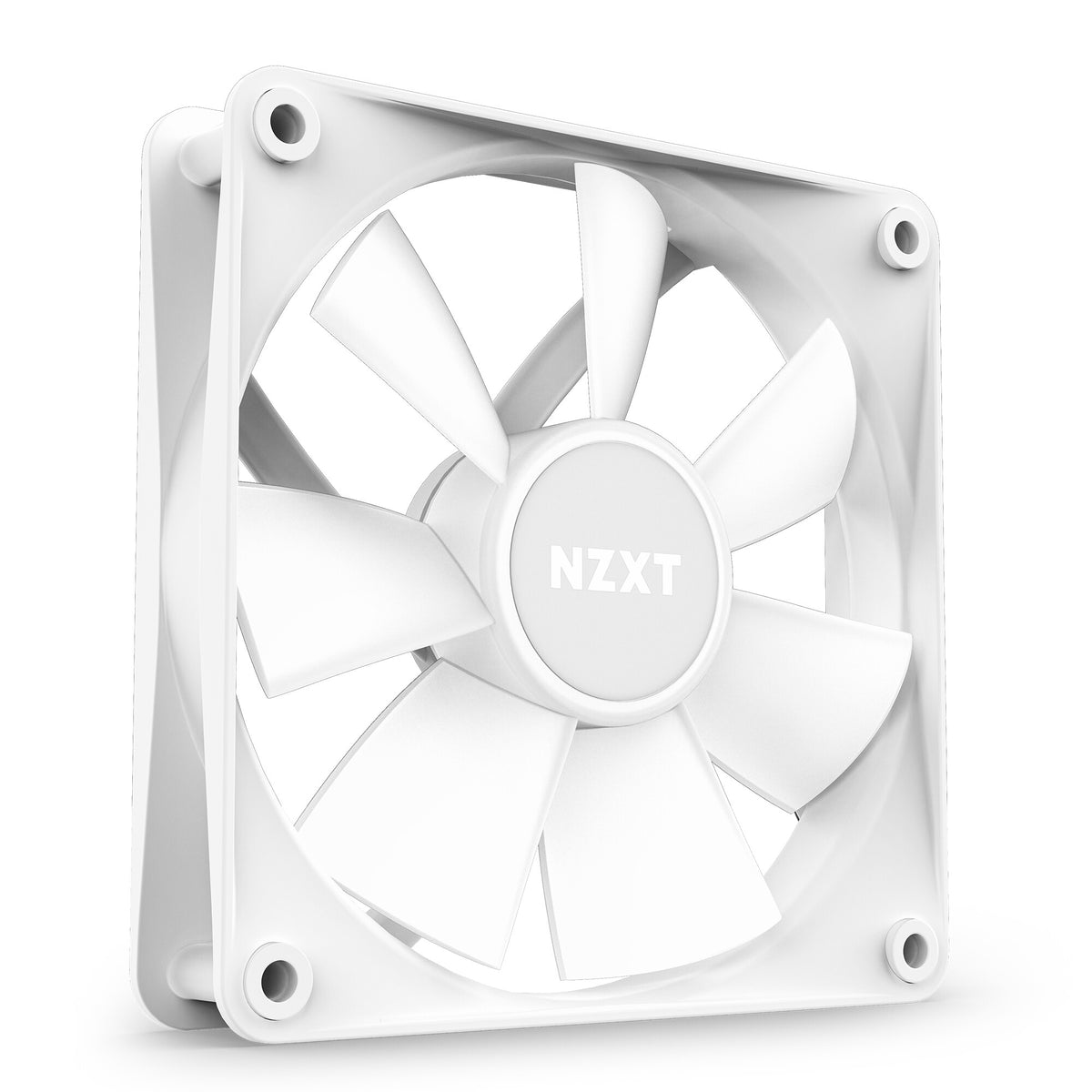NZXT F120 RGB Core - Computer Case Fan in White - 120mm