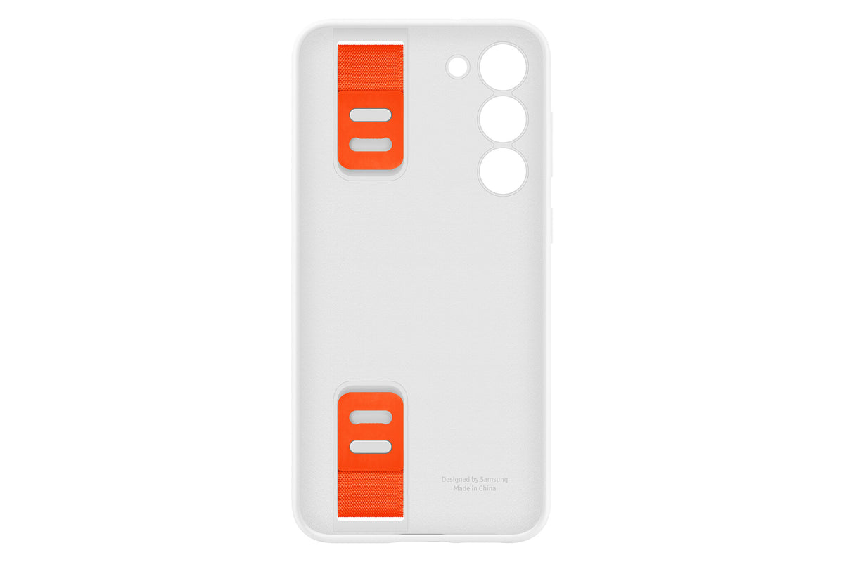 Samsung Silicone Grip Case for Galaxy S23+ in White