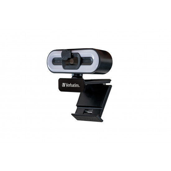 Verbatim - 1920 x 1080 pixels USB 2.0 Webcam in Black