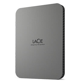 LaCie Mobile Drive Secure - External HDD in Space Grey - 2 TB