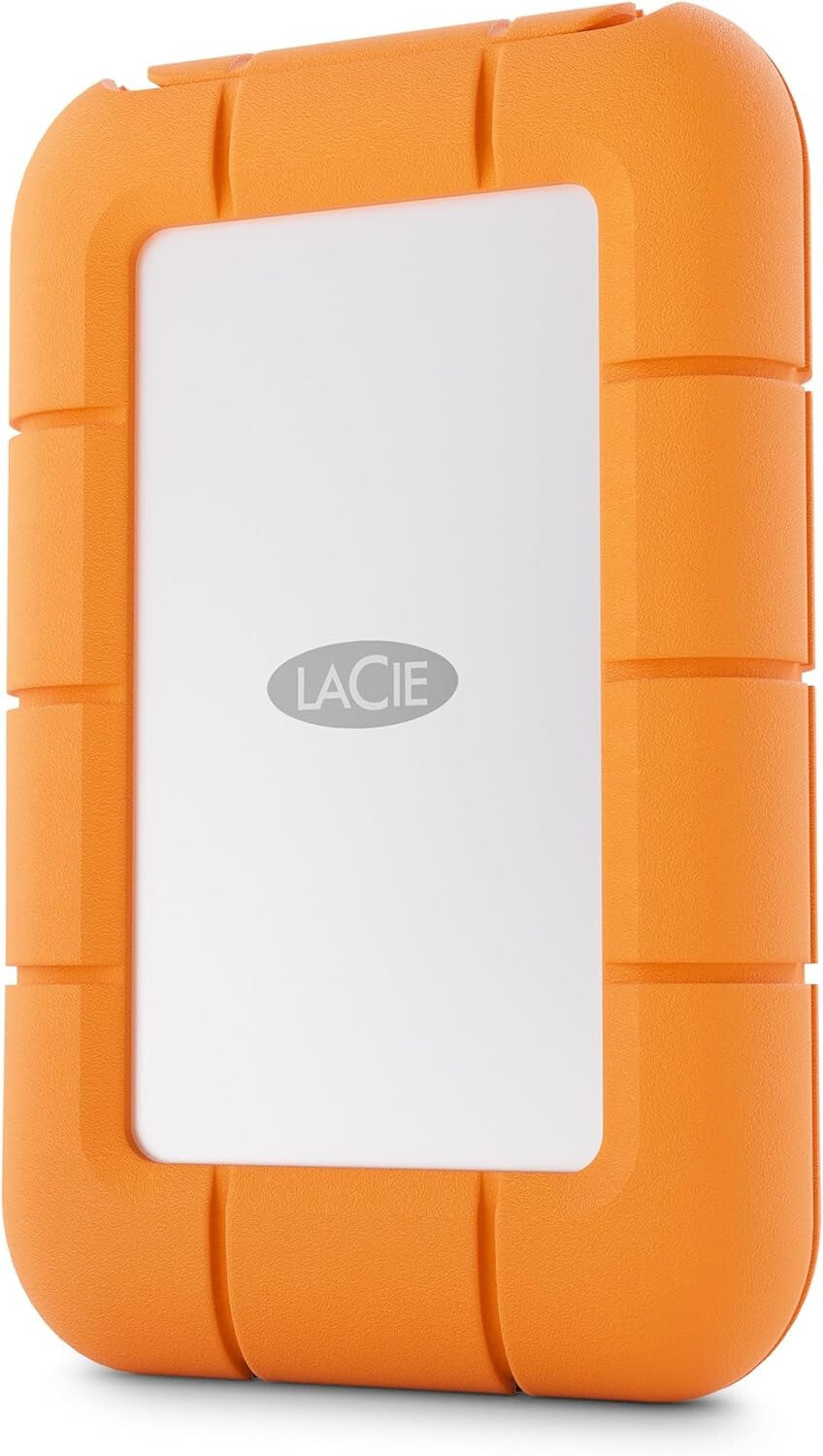 LaCie Rugged Mini - USB-C External HDD in Grey / Orange - 4 TB