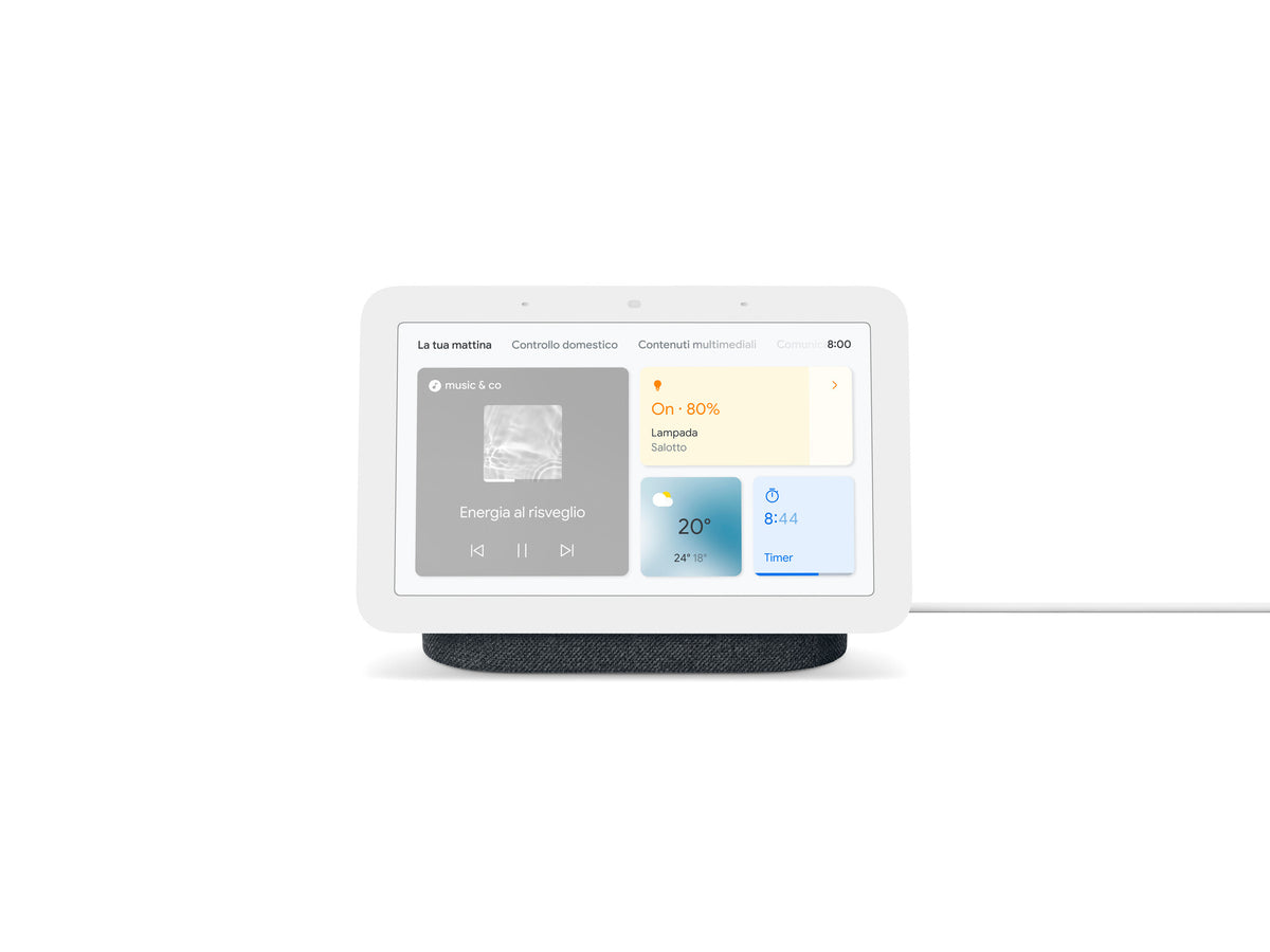 Google Nest Hub (Gen 2) Smart Display with Google Assistant in Charcoal
