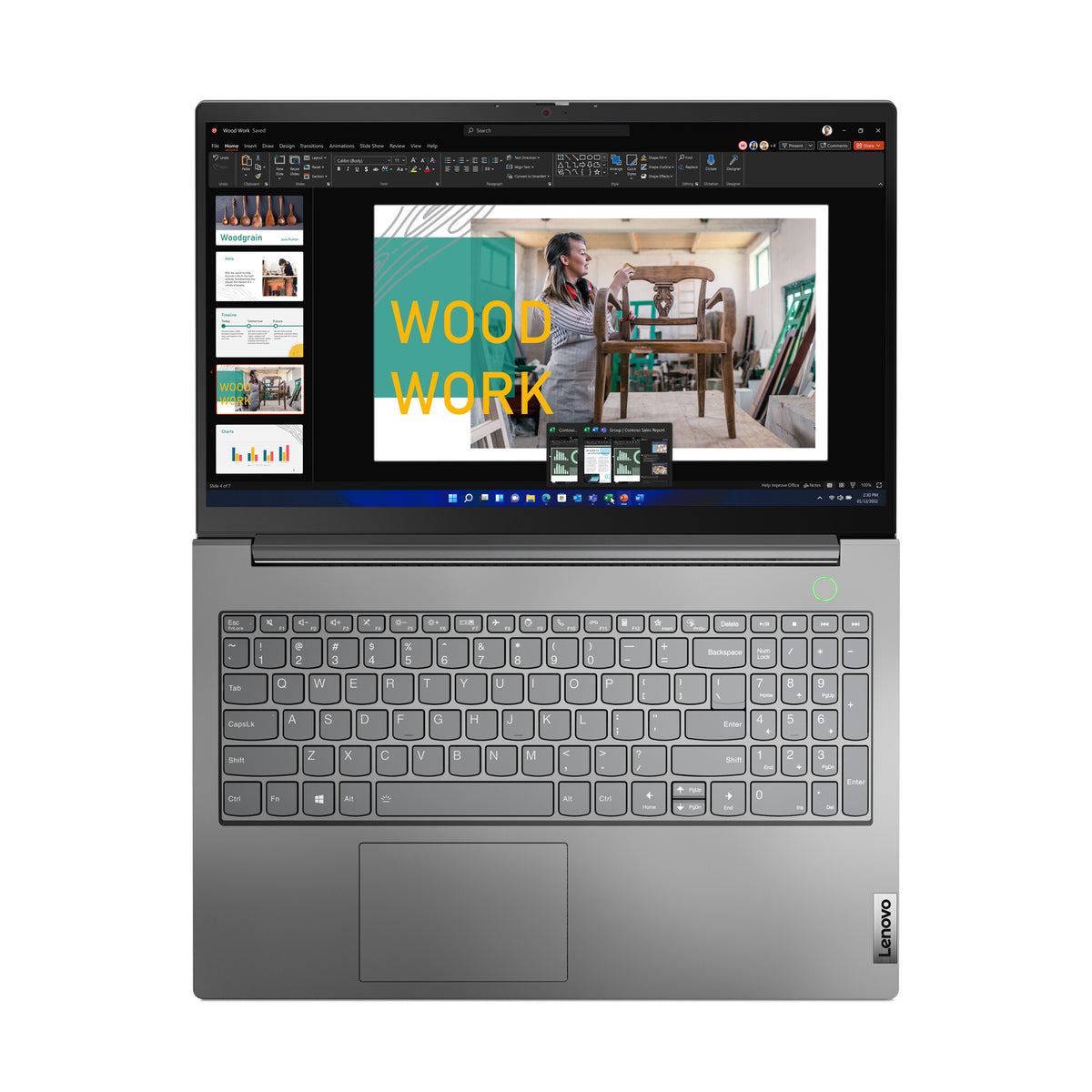 Lenovo ThinkBook 15 G4 IAP Laptop - 39.6 cm (15.6&quot;) - Intel® Core™ i7-1255U - 16 GB DDR4-SDRAM - 512 GB SSD - Wi-Fi 6 - Windows 11 Pro - Grey