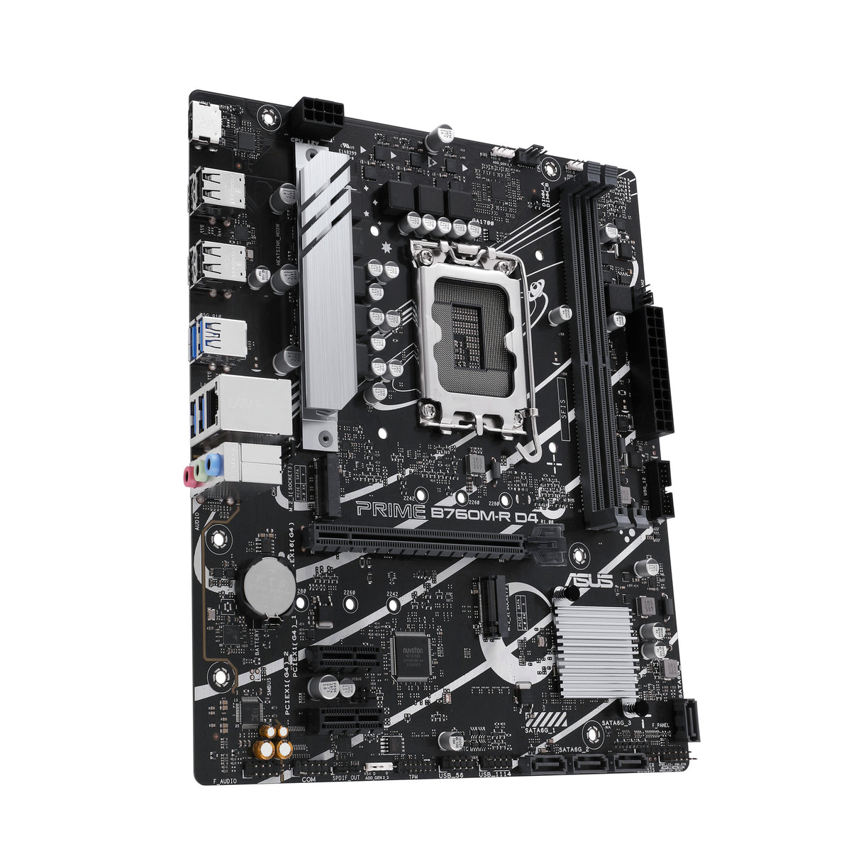 ASUS PRIME B760M-R D4 micro ATX motherboard - Intel B760 LGA 1700