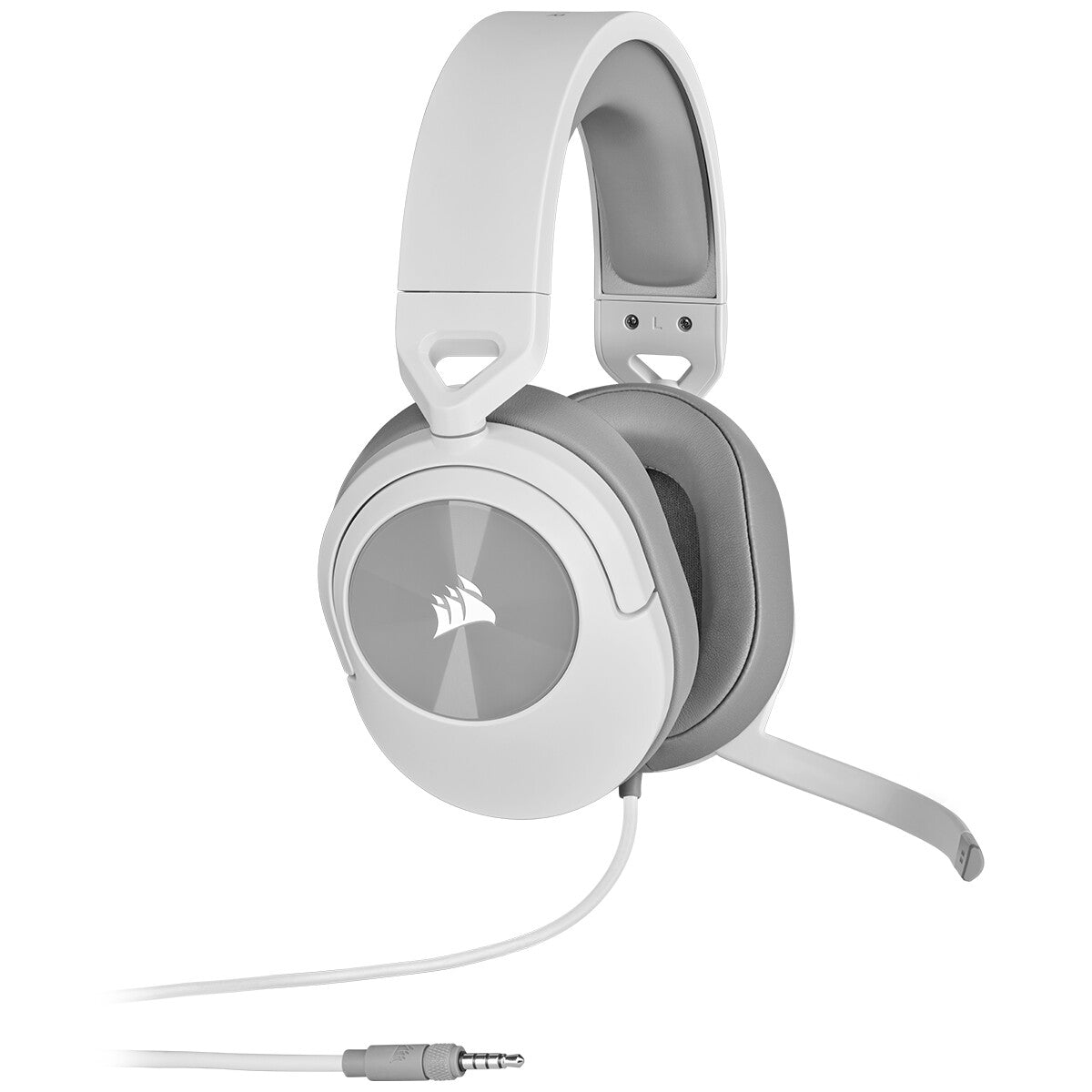 Corsair HS55 STEREO - 3.5mm Wired Gaming Headset in White