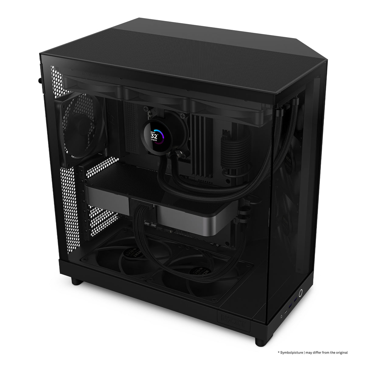 NZXT H6 Flow - ATX Mid Tower Case in Black