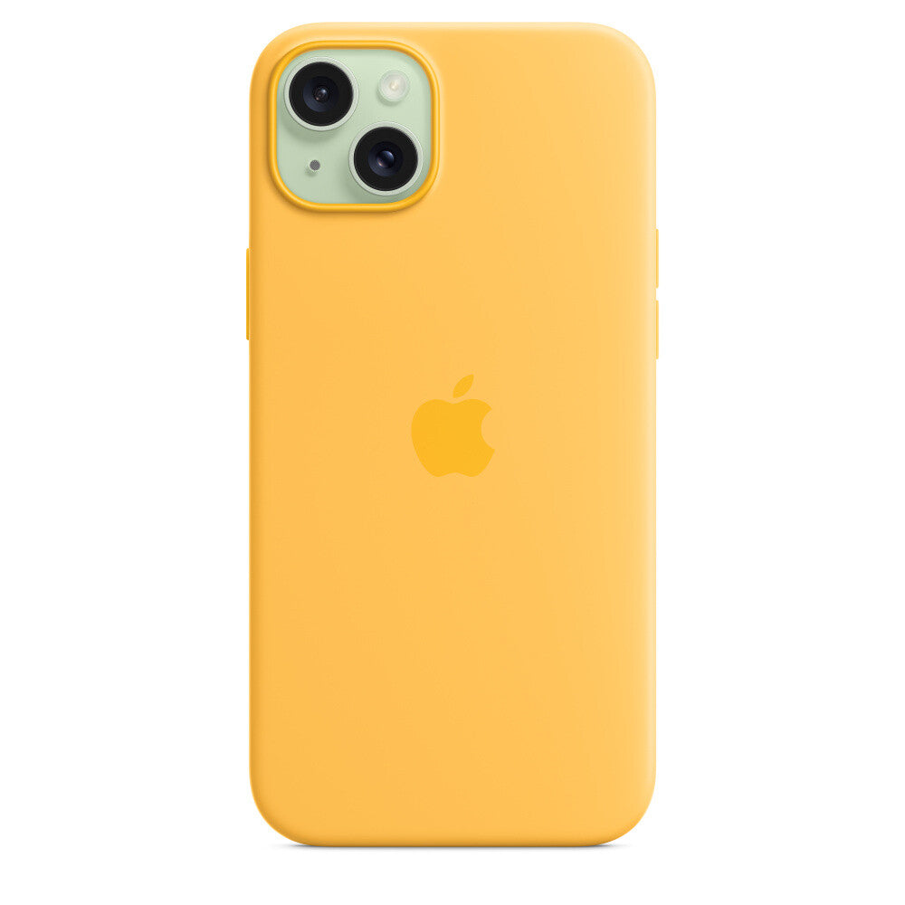 Apple MWNF3ZM/A - Silicone Case with MagSafe for iPhone 15 Plus in Sunshine