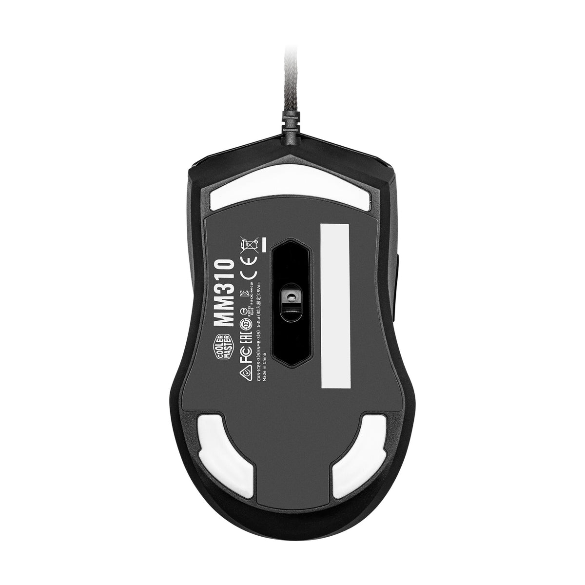 Cooler Master MM310 - USB Type-A Optical Mouse in Black - 12,000 DPI