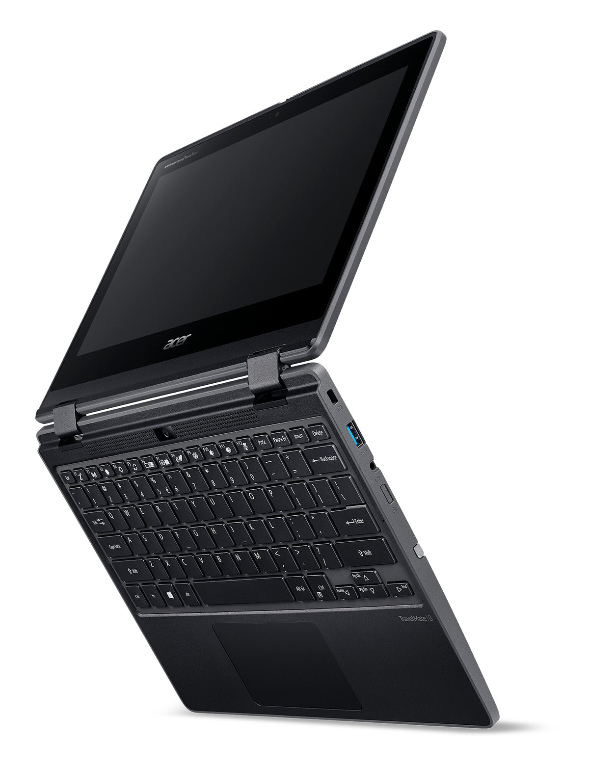 Acer TravelMate Spin B3 Hybrid (2-in-1) - 29.5 cm (11.6&quot;) - Touchscreen - Intel® Celeron® N6000 - 8 GB DDR4-SDRAM - 256 GB SSD - Wi-Fi 6 - Windows 11 Pro - Black