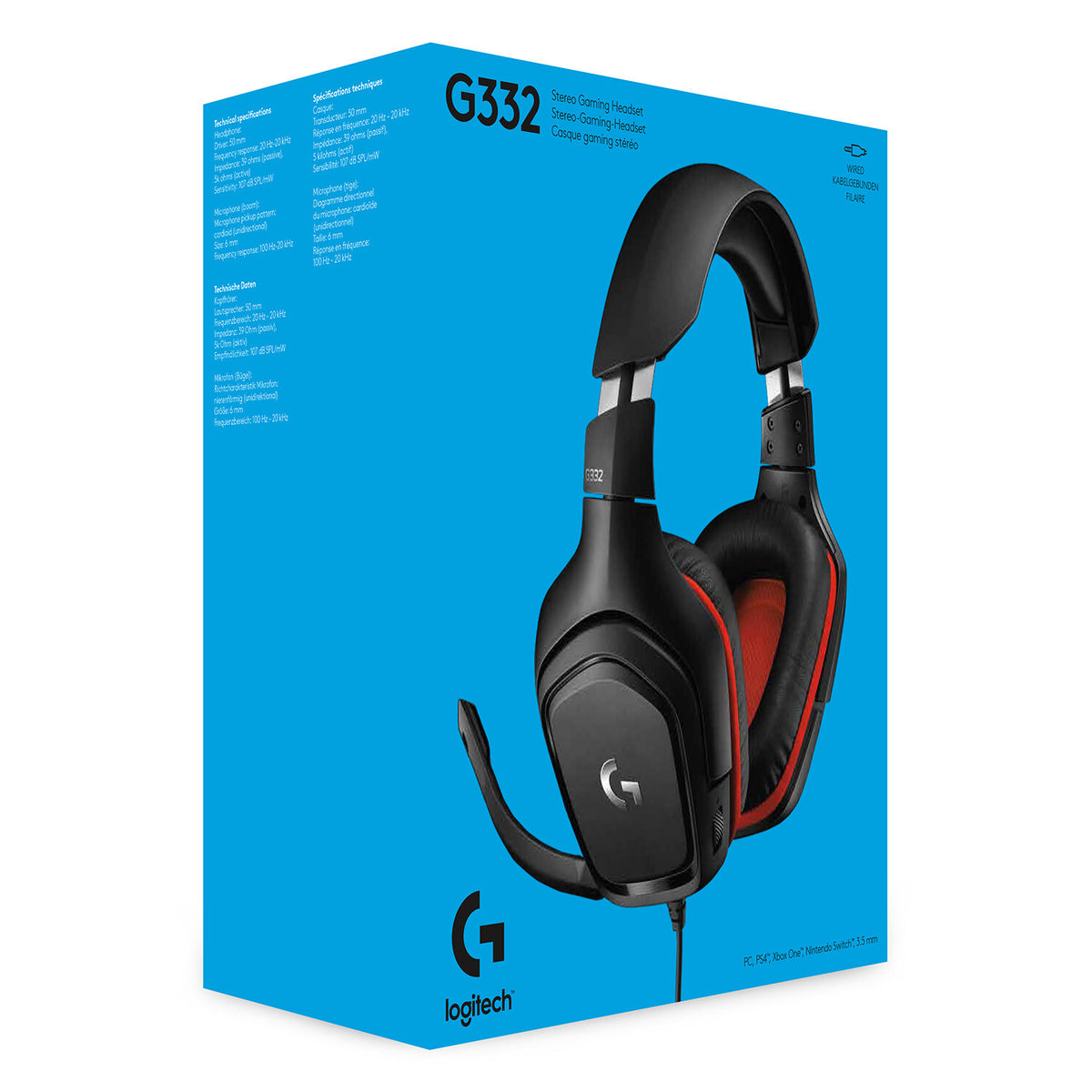 Logitech G - G332 Wired Gaming Headset