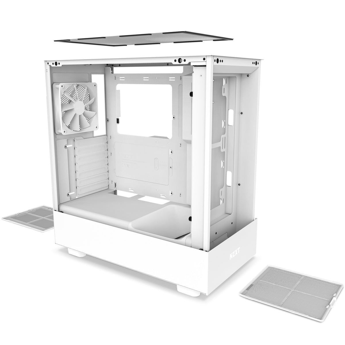NZXT H5 Flow - ATX Mid Tower Case in White