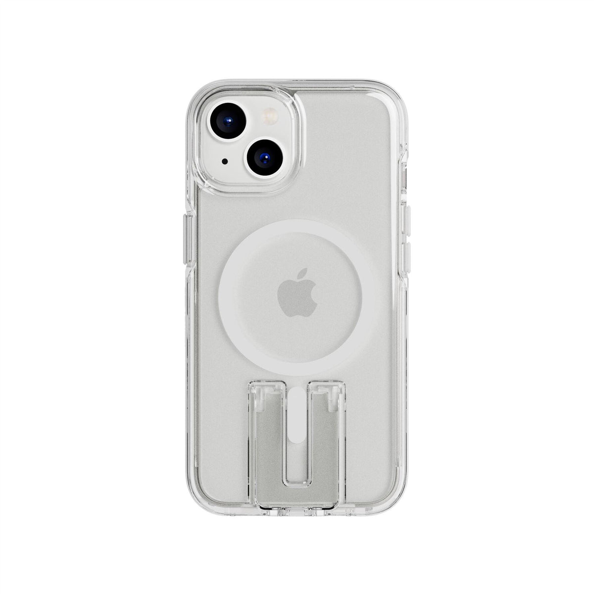 Tech21 Evo Crystal with MagSafe for iPhone 14 in Transparent / White