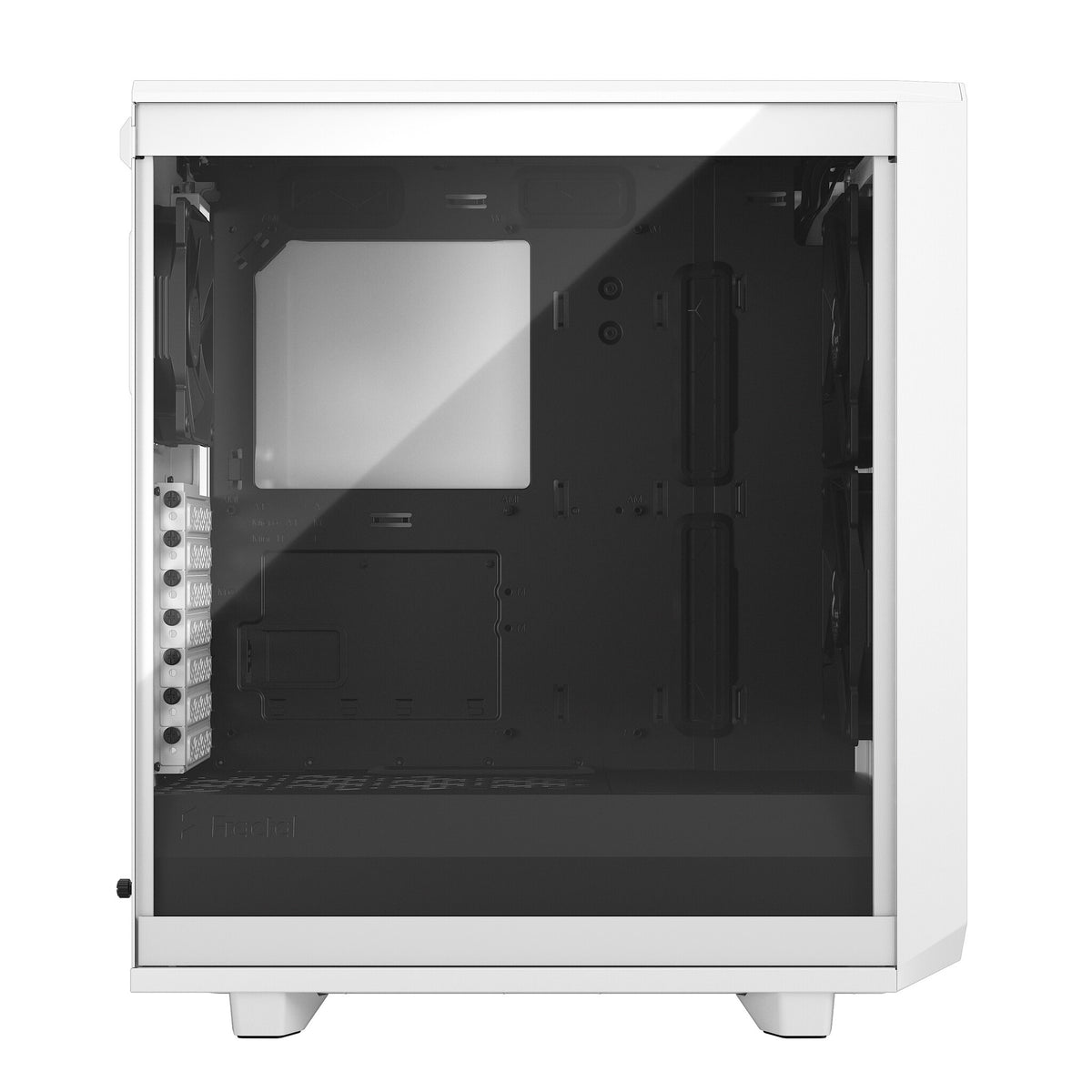 Fractal Design Meshify 2 Compact - ATX Mid Tower Case in White / TG Clear Tint