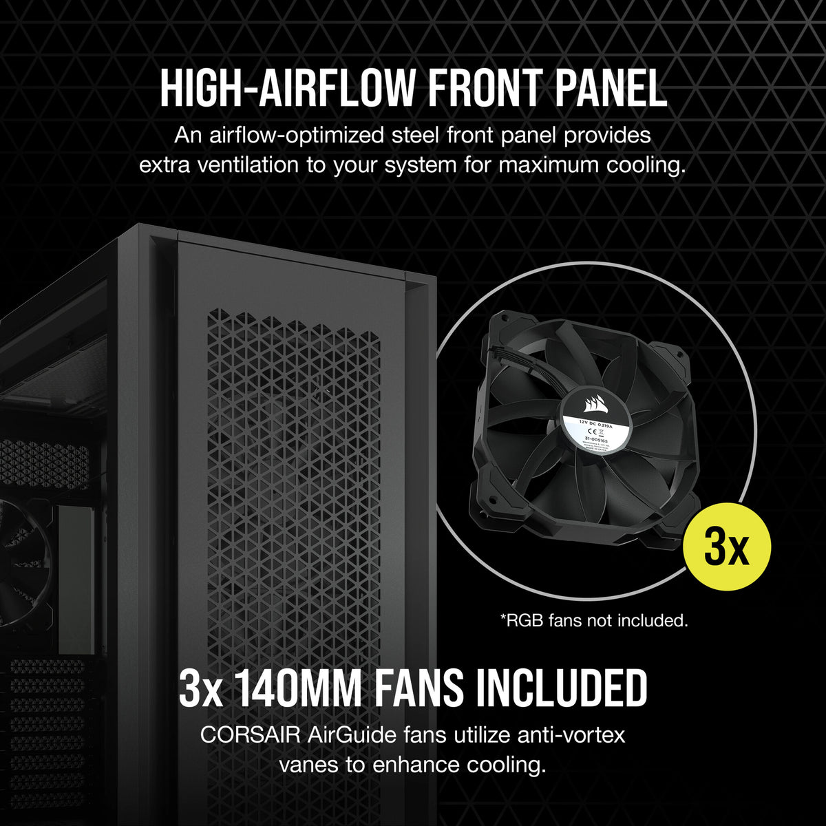 Corsair 7000D AIRFLOW - ATX Full Tower Case in Black