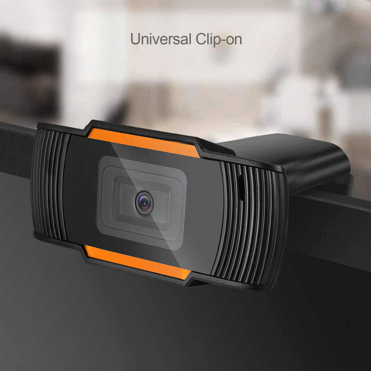 Adesso CyberTrack H2 webcam 640 x 480p USB 2.0 in Black / Orange