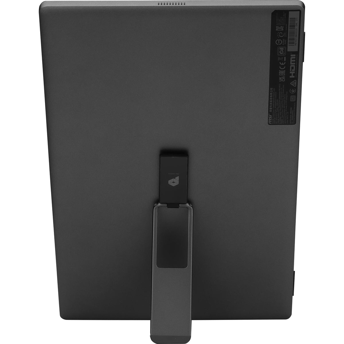 MSI Pro MP161 15.6&quot; Portable Monitor, Adjustable kickstand, FHD (1920 x 1080), 60Hz, IPS, 2x USB-C, Mini HDMI, Speakers, Anti-Flicker, Less Blue light, Black