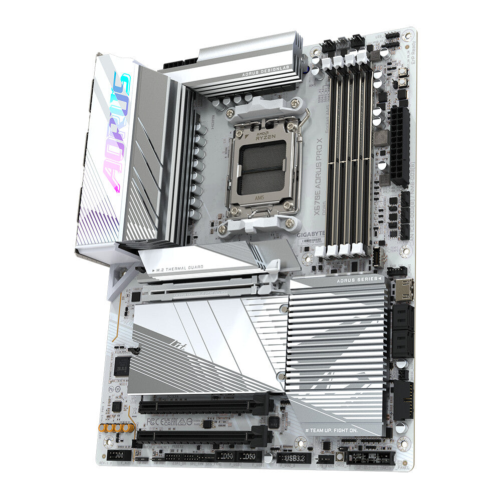 Gigabyte X670E AORUS PRO X Motherboard - up to 8000MHz DDR5 - 4xPCIe 4.0 M.2 - Wi-Fi 7 - USB 3.2 Gen 2
