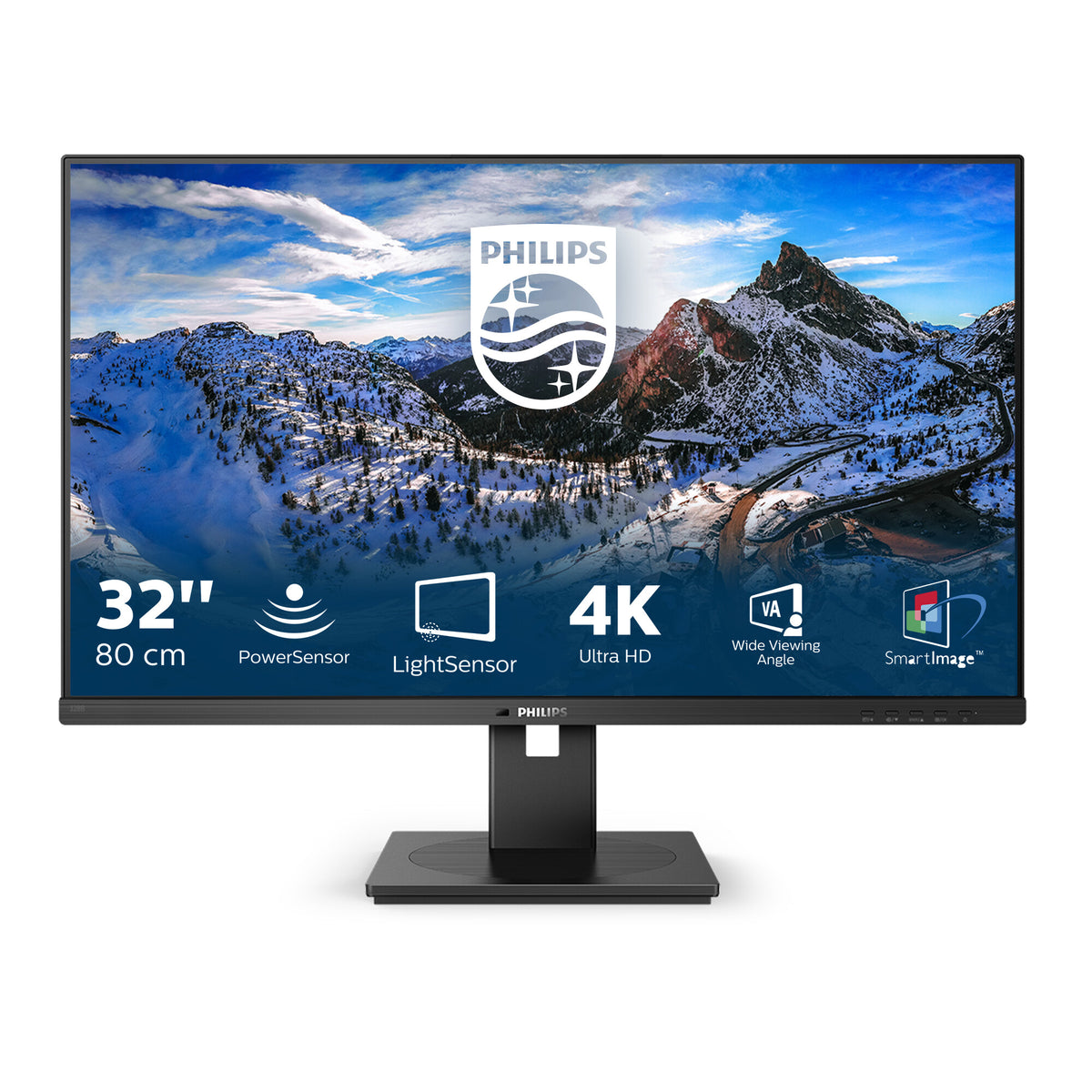 Philips B Line 328B1/00 LED display 80 cm (31.5&quot;) 3840 x 2160 pixels 4K Ultra HD Black
