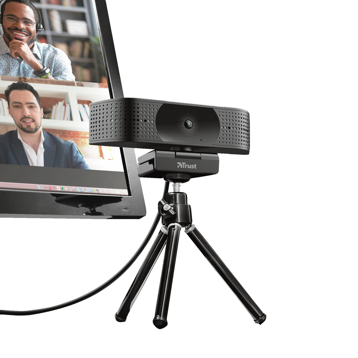 Trust Teza - 3840 x 2160 pixels USB 2.0 webcam in Black