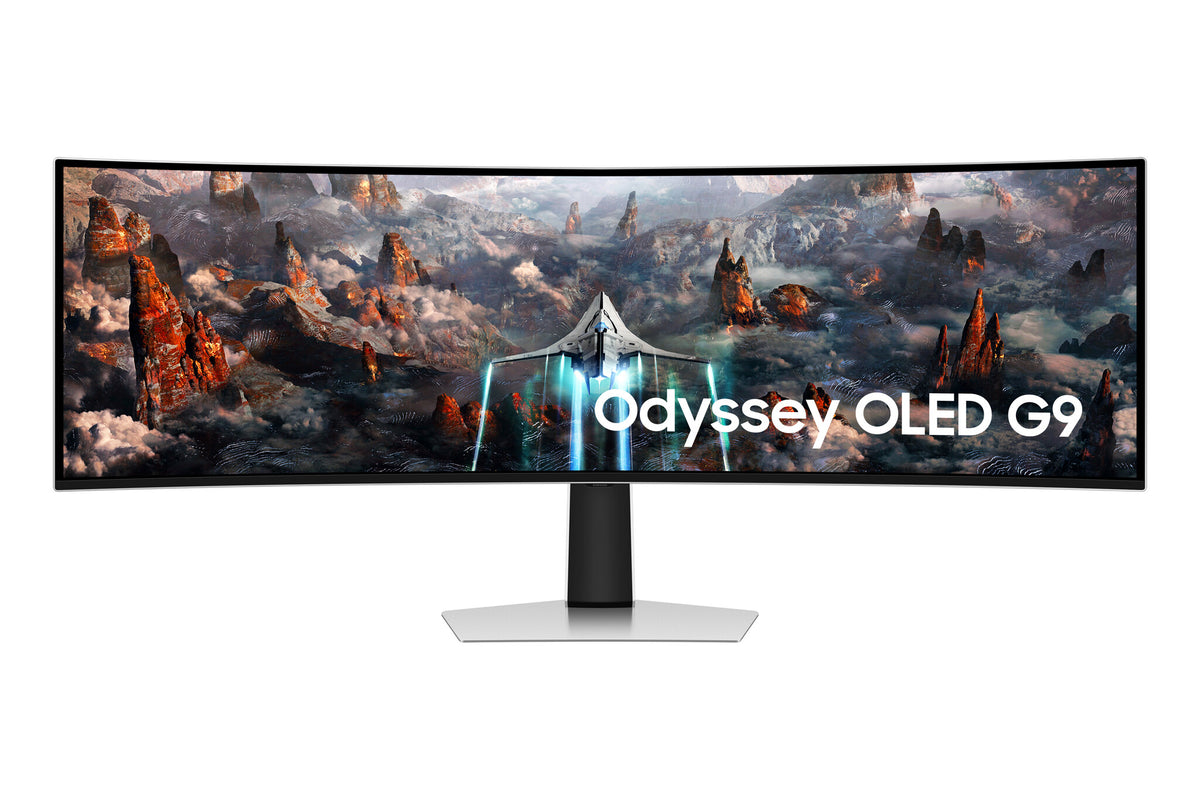 Samsung Odyssey S49CG934SU computer monitor 124.5 cm (49&quot;) 5120 x 1440 pixels DQHD OLED Silver
