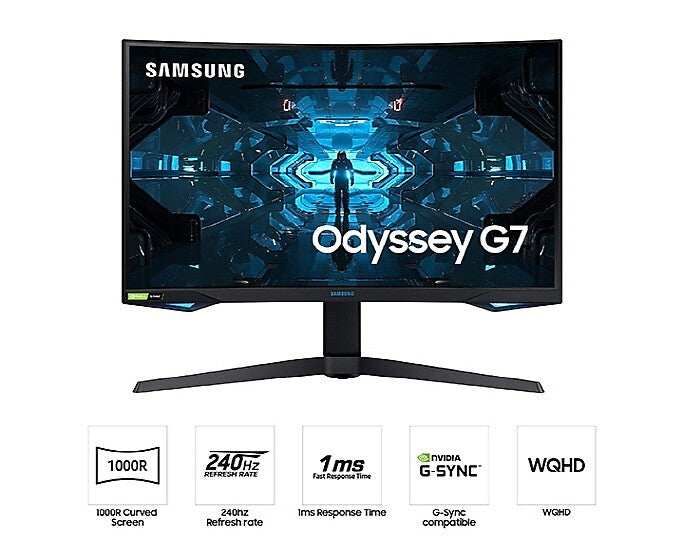 Samsung Odyssey Neo G7 LC27G75TQSPXXU computer monitor 68.6 cm (27&quot;) 2560 x 1440 pixels Wide Quad HD LED