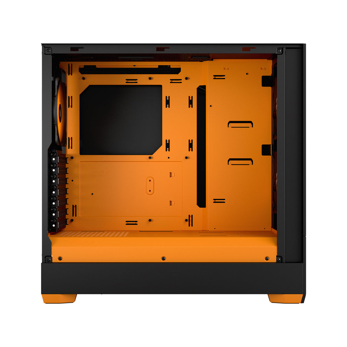 Fractal Design Pop Air - ATX Mid Tower Case in Black / Orange
