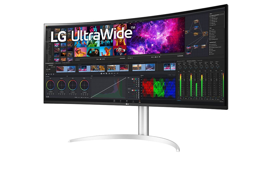LG 40WP95CP-W computer monitor 100.8 cm (39.7&quot;) 5120 x 2160 pixels 5K Ultra HD LED Yellow
