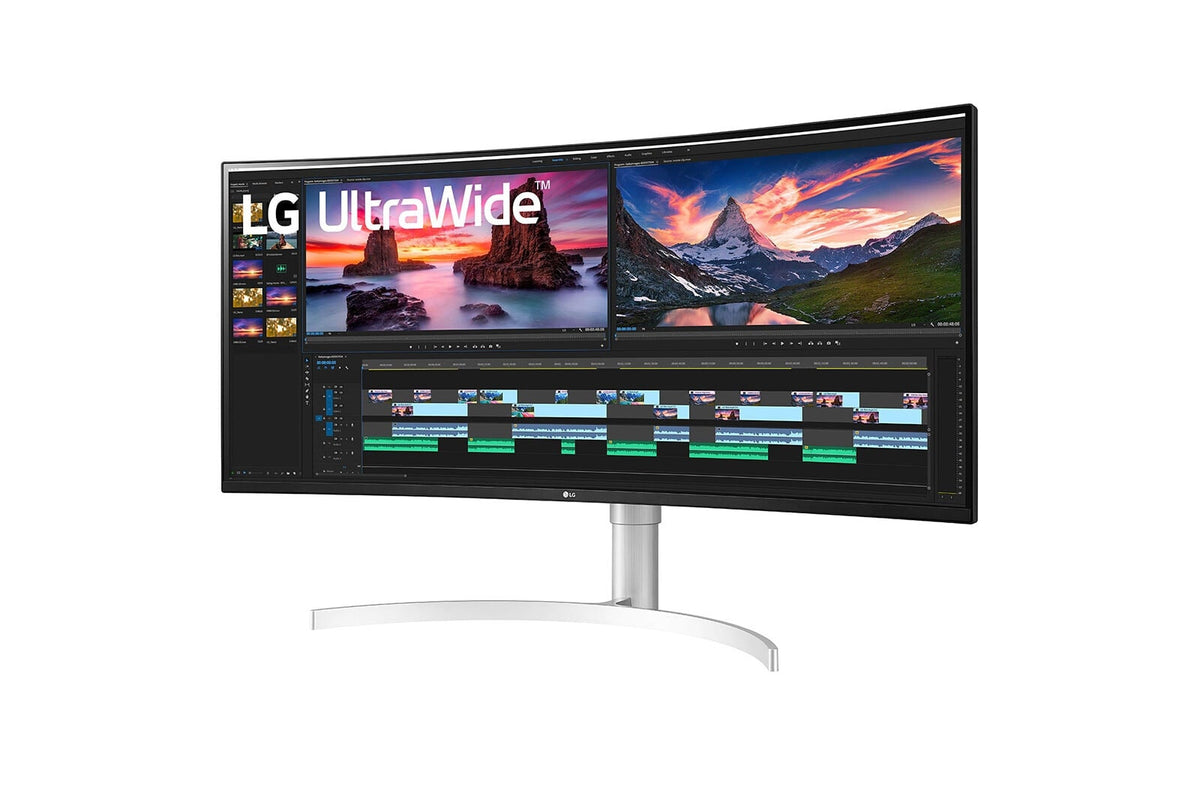 LG 38WN95CP-W computer monitor 96.5 cm (38&quot;) 3840 x 1600 pixels Quad HD+ QLED White