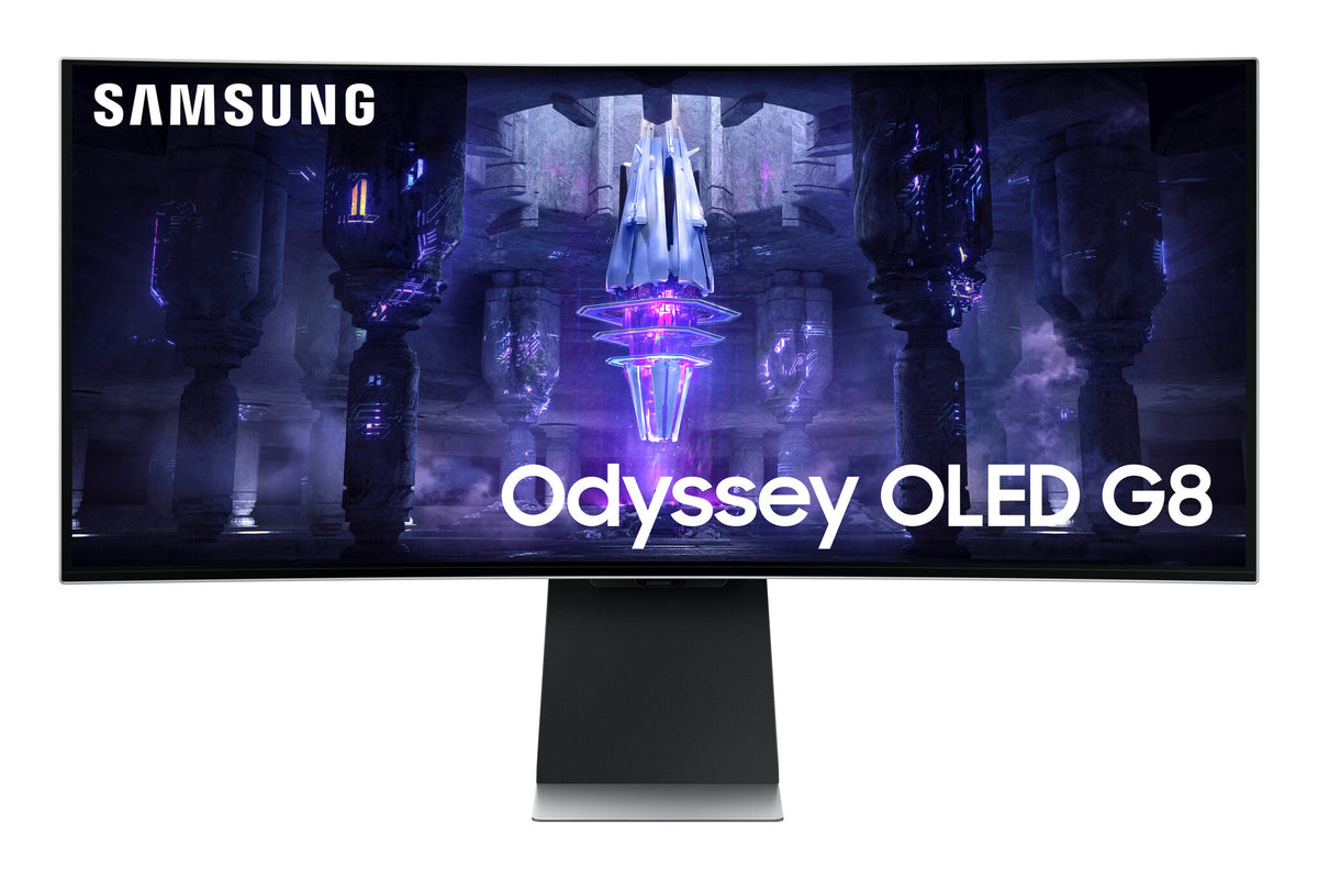 Samsung Odyssey Neo G8 S34BG850SU computer monitor 86.4 cm (34&quot;) 3440 x 1440 pixels UltraWide Quad HD OLED Silver
