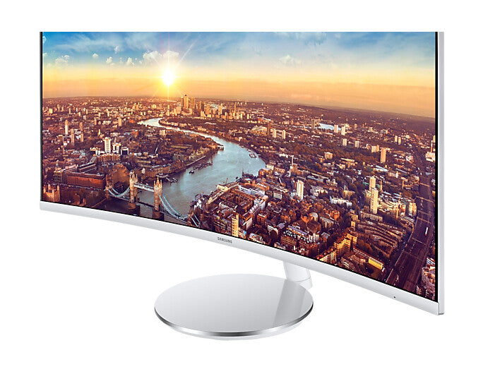 Samsung C34J791WTP computer monitor 86.4 cm (34&quot;) 3440 x 1440 pixels UltraWide Quad HD QLED Silver, White