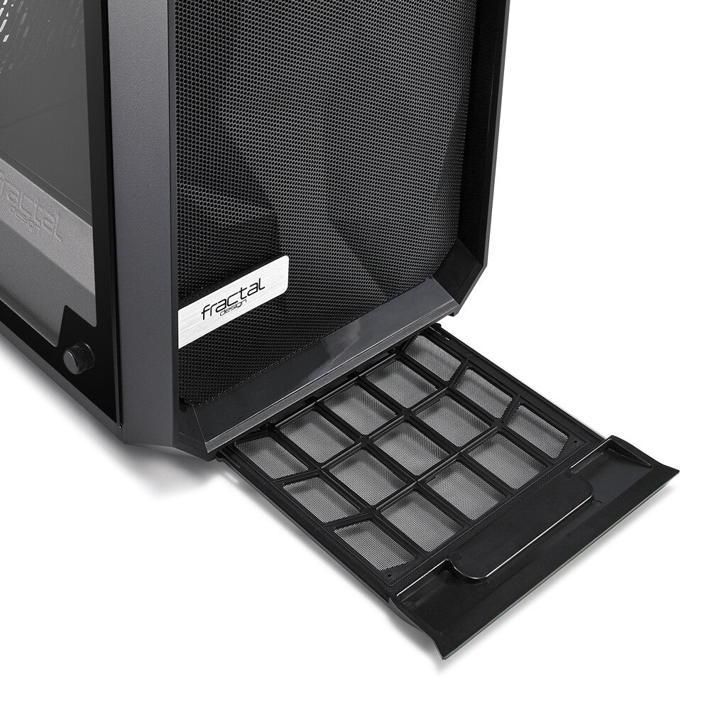 Fractal Design Meshify C - ATX Mid Tower Case in Black / Transparent