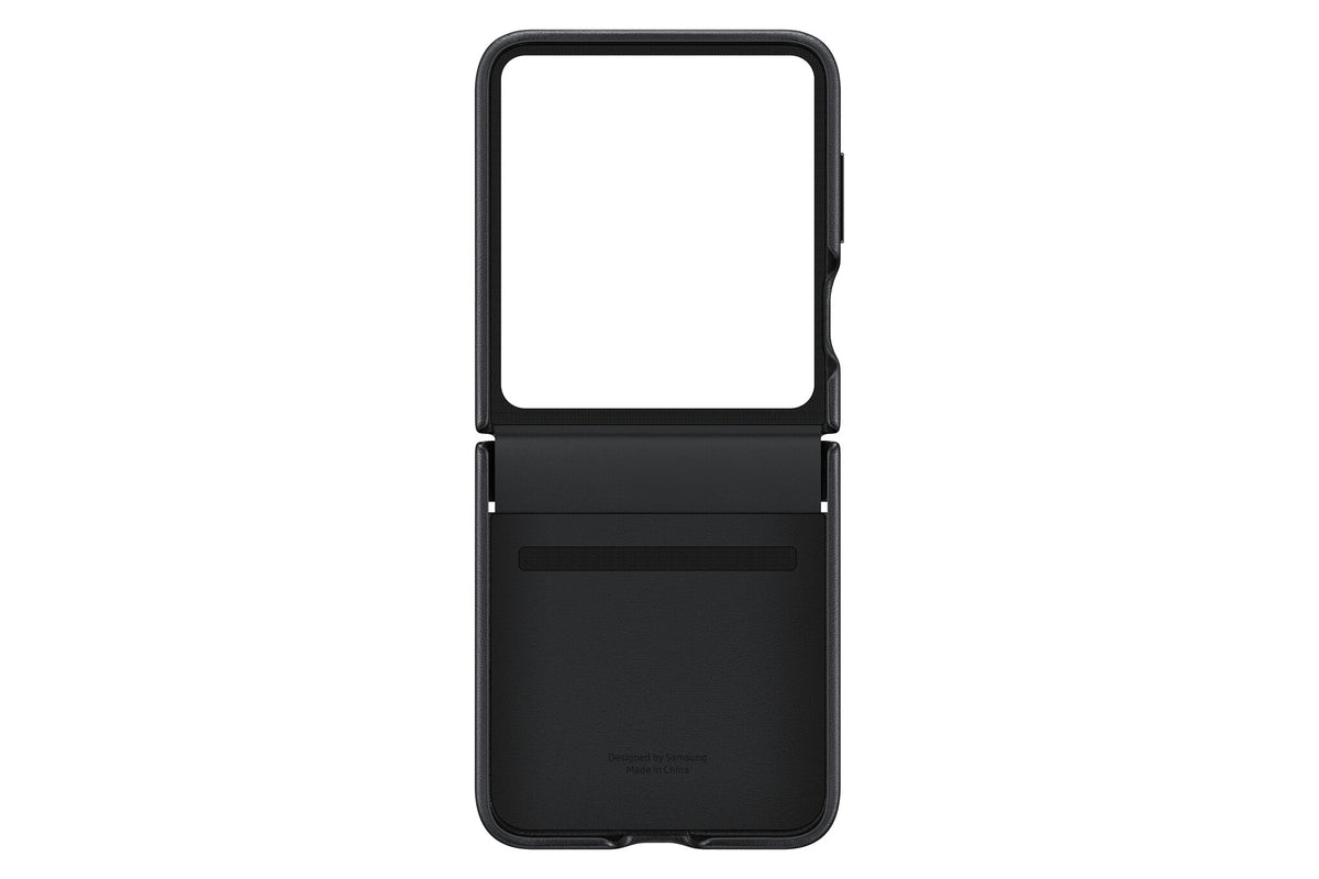 Samsung Flap Eco-Leather Case for Galaxy Z Flip5 in Black