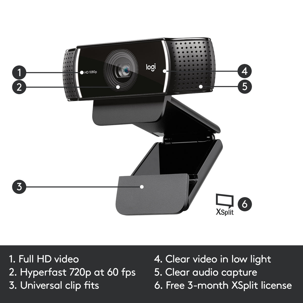 Logitech C922 Pro HD Stream Webcam