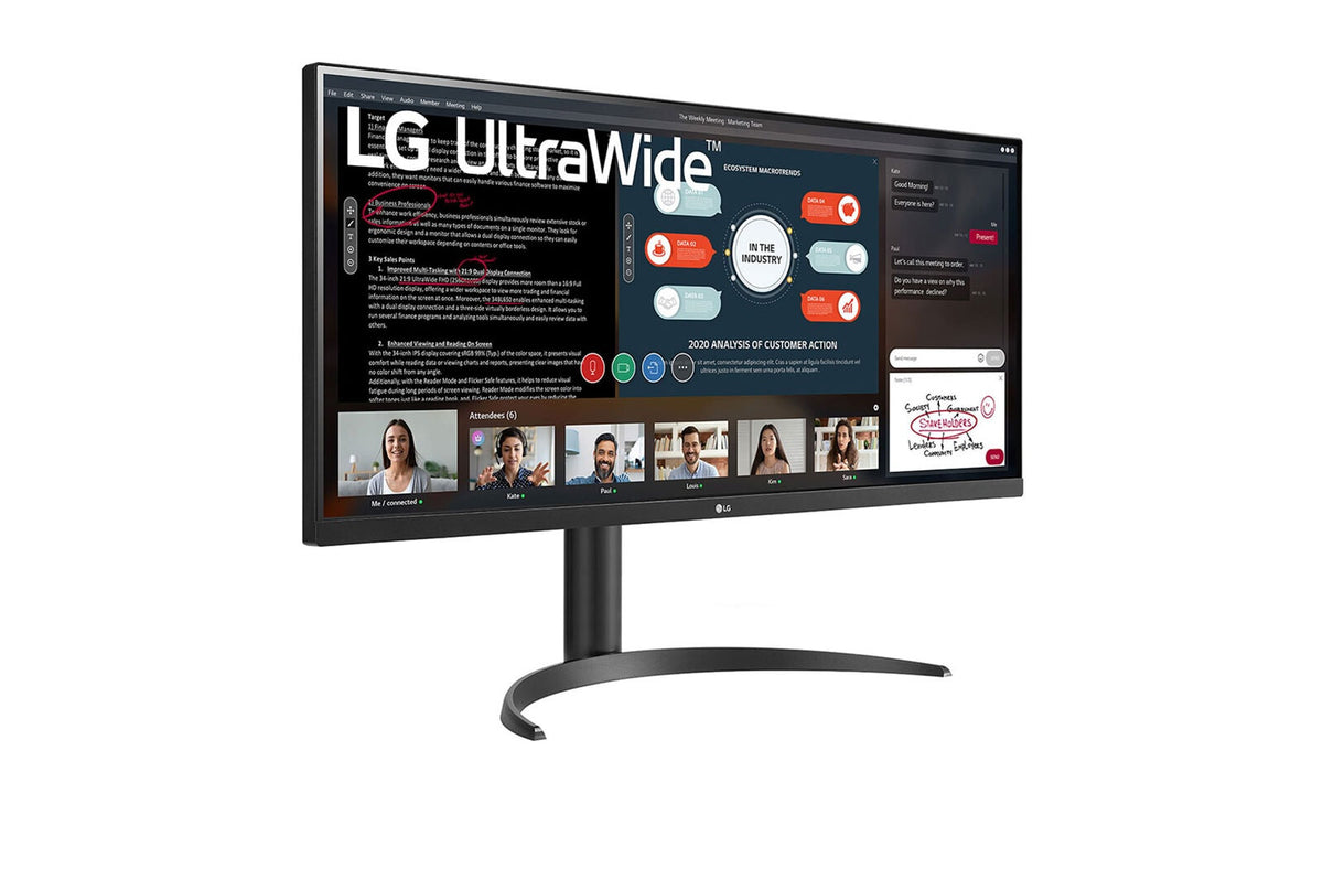LG 34WP550-B computer monitor 86.4 cm (34&quot;) 2560 x 1080 pixels UltraWide Full HD LED Black