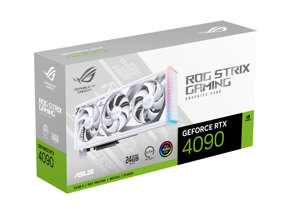 ASUS ROG STRIX GAMING WHITE - NVIDIA 24 GB GDDR6X GeForce RTX 4090 graphics card