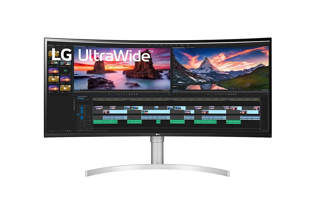 LG 38WN95CP-W computer monitor 96.5 cm (38&quot;) 3840 x 1600 pixels Quad HD+ QLED White