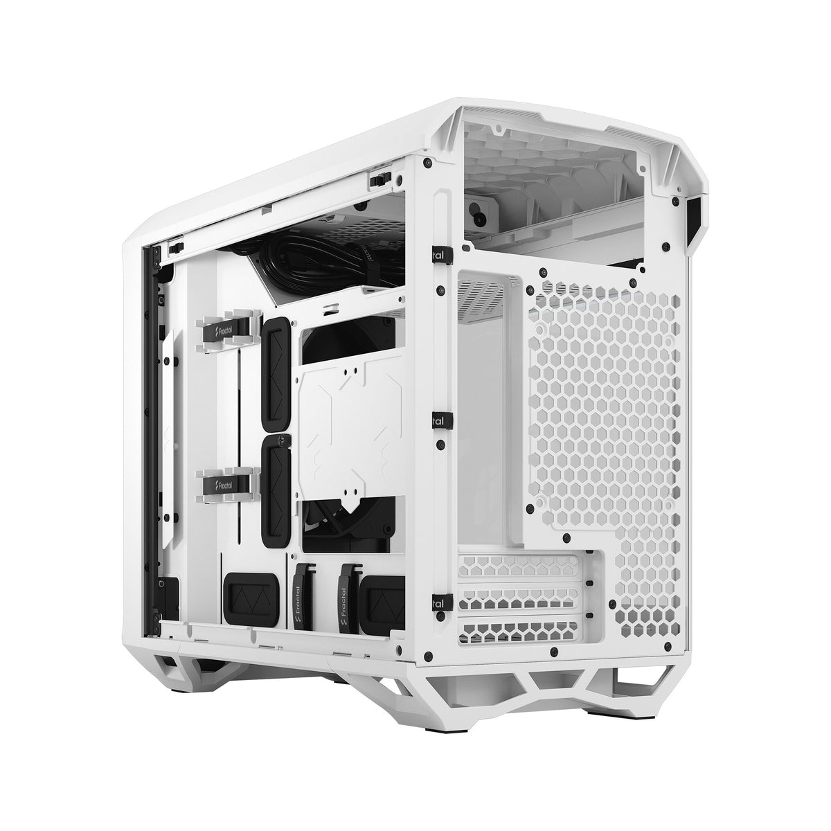 Fractal Design Torrent Nano - Mini ITX Tower Case in White / Black