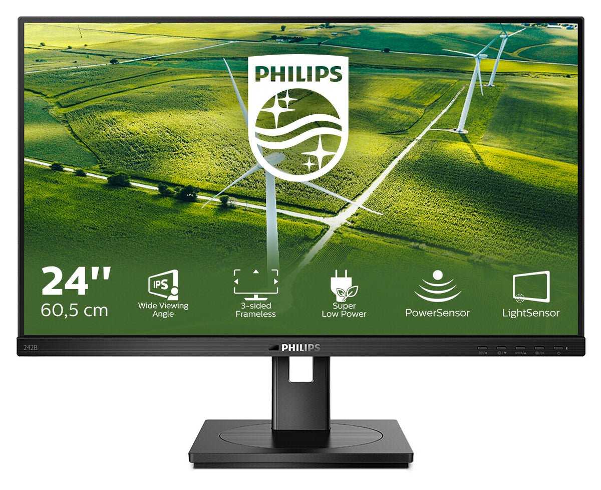 Philips 242B1G/00 LED display 60.5 cm (23.8&quot;) 1920 x 1080 pixels Full HD Black