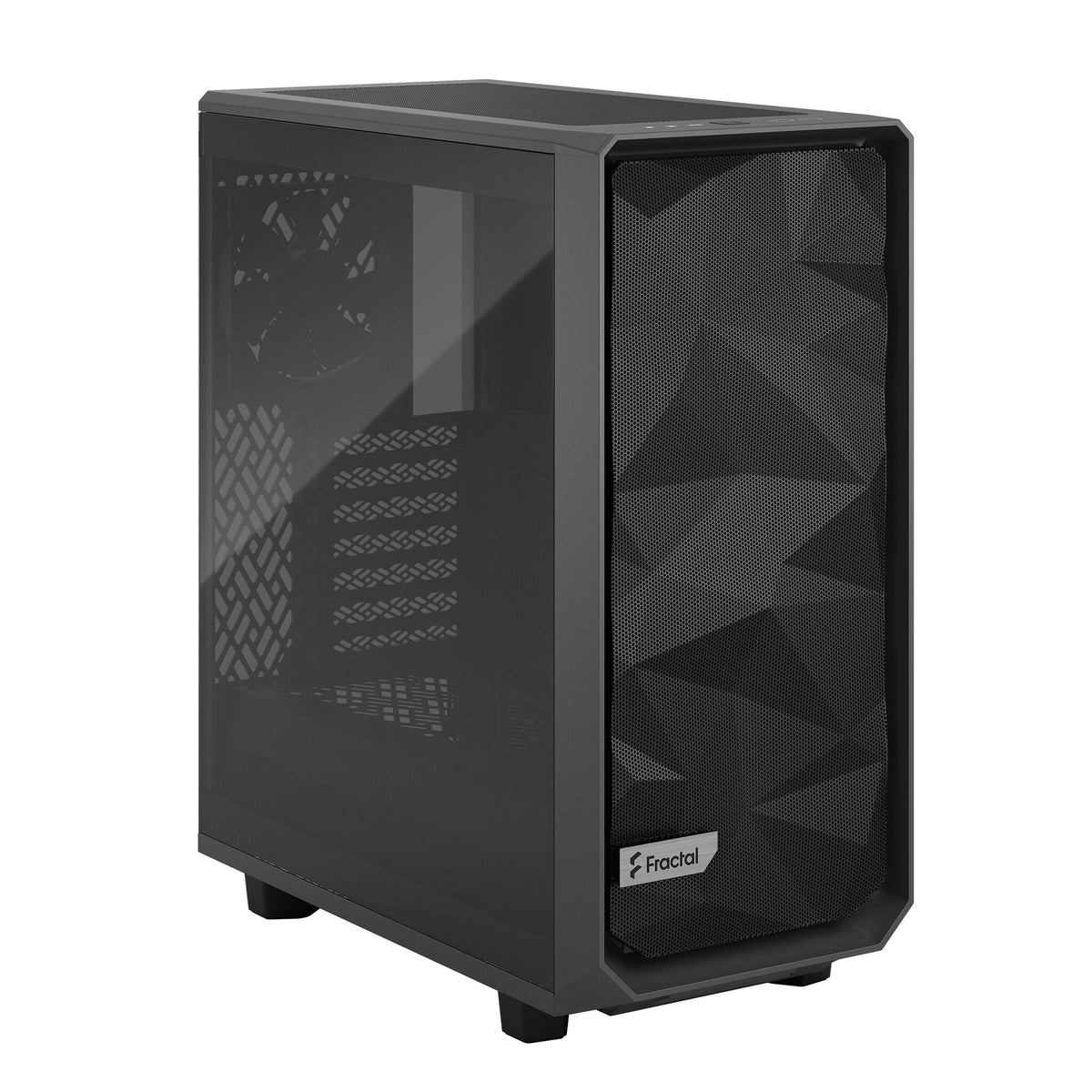 Fractal Design Meshify 2 Compact - ATX Mid Tower Case in Black / TG Light Tint