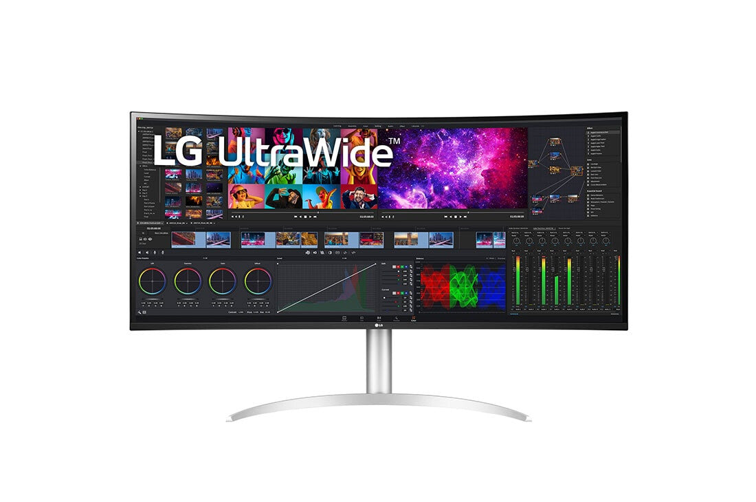 LG 40WP95CP-W computer monitor 100.8 cm (39.7&quot;) 5120 x 2160 pixels 5K Ultra HD LED Yellow
