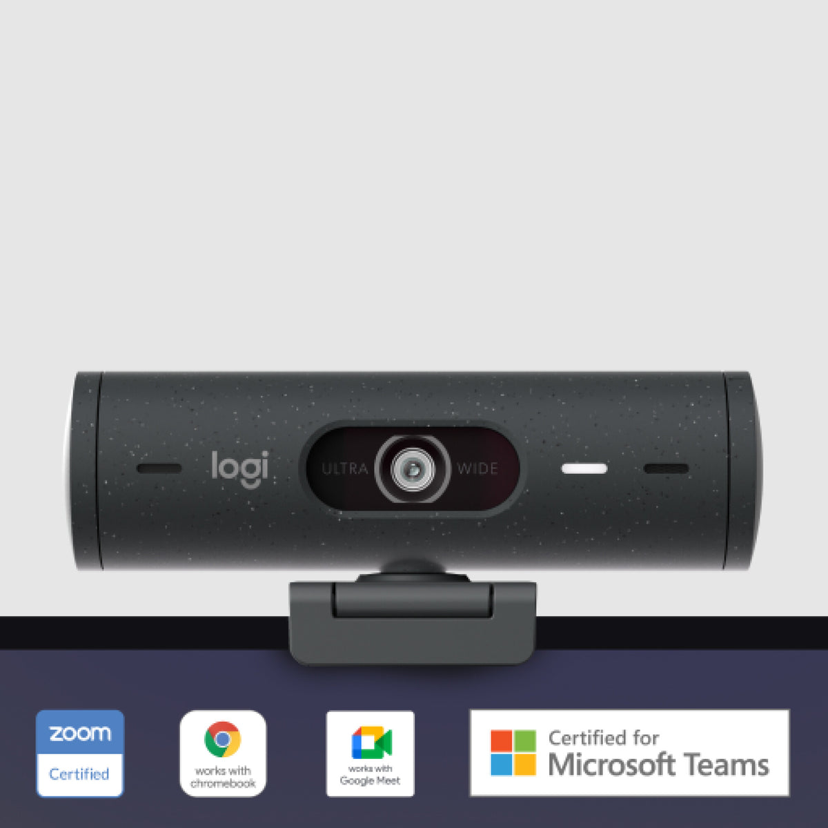 Logitech Brio 500 - 4MP 1920 x 1080p USB webcam in Black