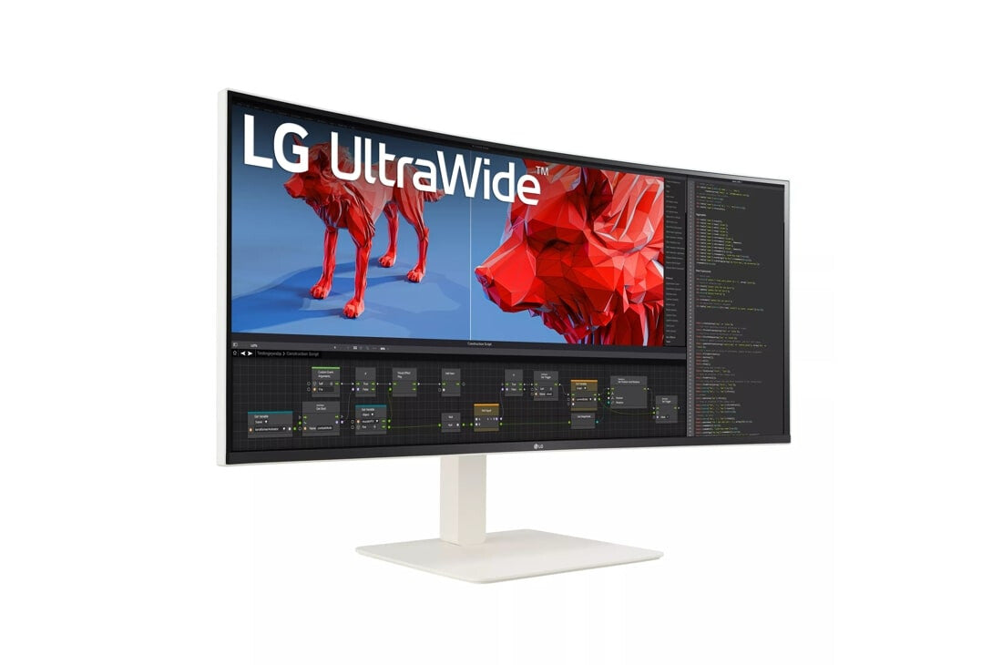 LG 38WR85QC-W computer monitor 96.5 cm (38&quot;) 3840 x 1600 pixels UltraWide Quad HD LCD White